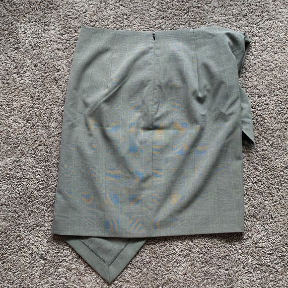 InWear Cala Wrap Academia Plaid Asymmetrical Skirt - Picture 8 of 13